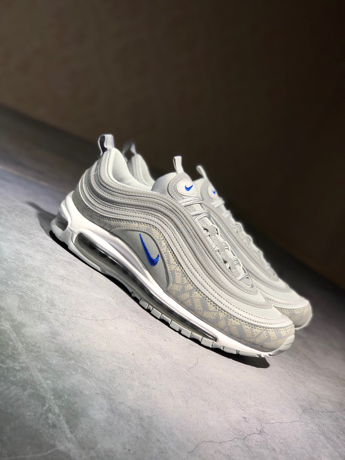 Authentic Nike Air Max 97 3M Silver GS